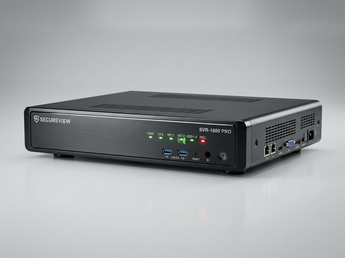 Multi-channel DVR/NVR surveillance video recorder unit