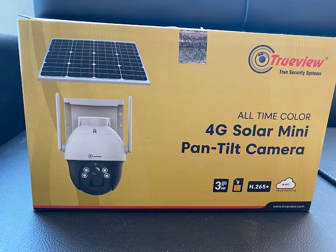 Trueview 4G Solar Mini Pan-Tilt Camera retail package